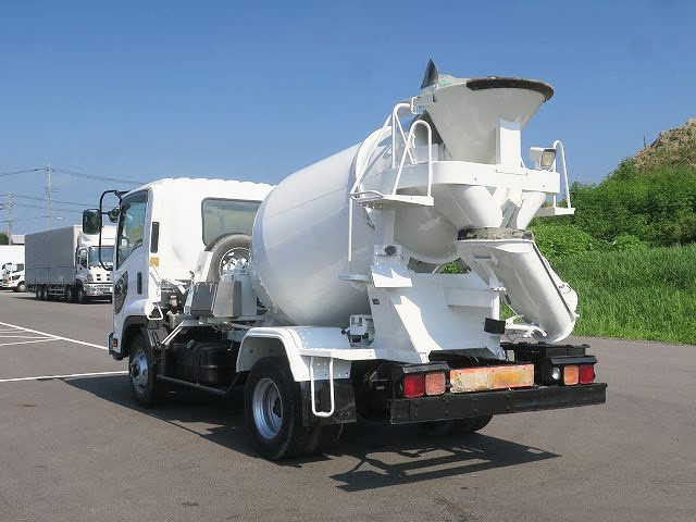 中古トラック いすゞコンクリートミキサー車 #4