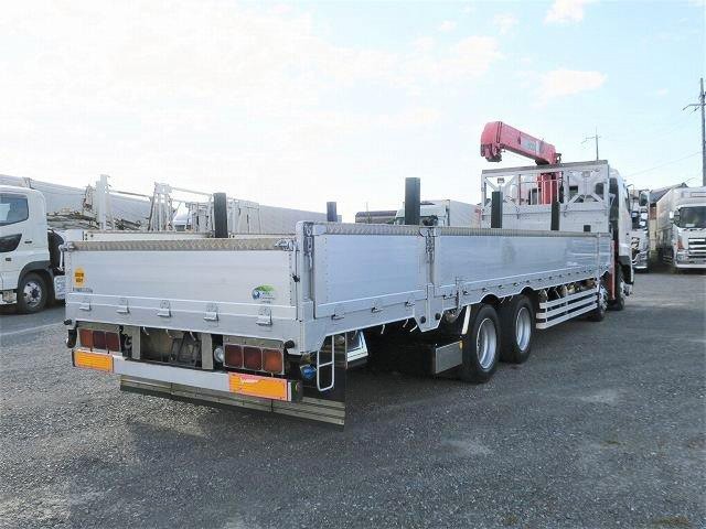 中古トラック 日野クレーン付平ボディアルミブロック #3