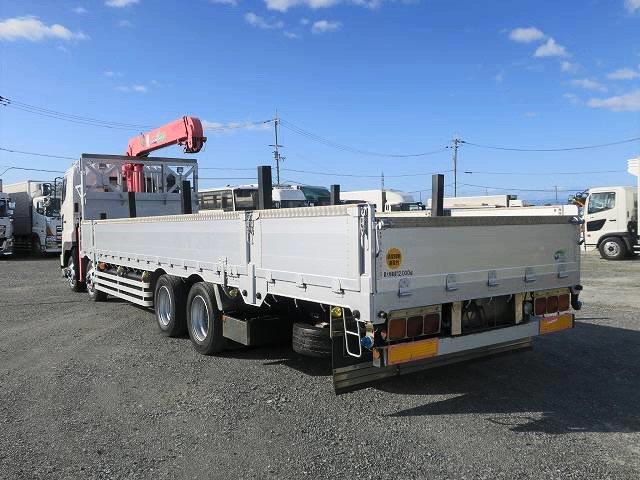 中古トラック 日野クレーン付平ボディアルミブロック #4