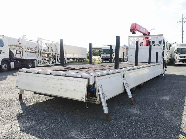 中古トラック 日野クレーン付平ボディアルミブロック #6