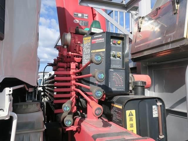 中古トラック 日野クレーン付平ボディアルミブロック #10