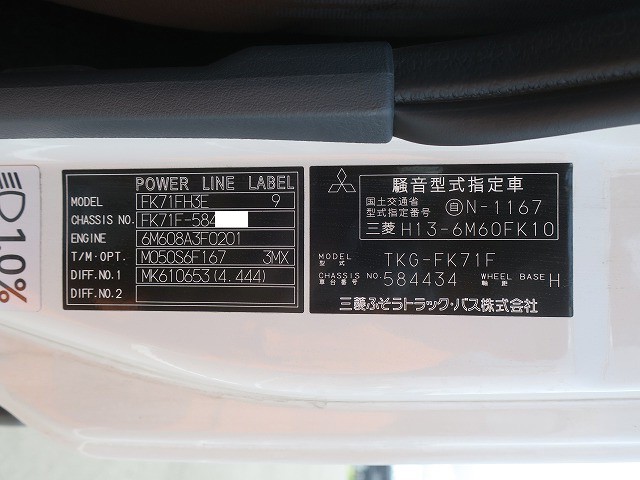 三菱ふそう ファイター 中型平ボディ ワイドボディ 跳ね上げ式PG付