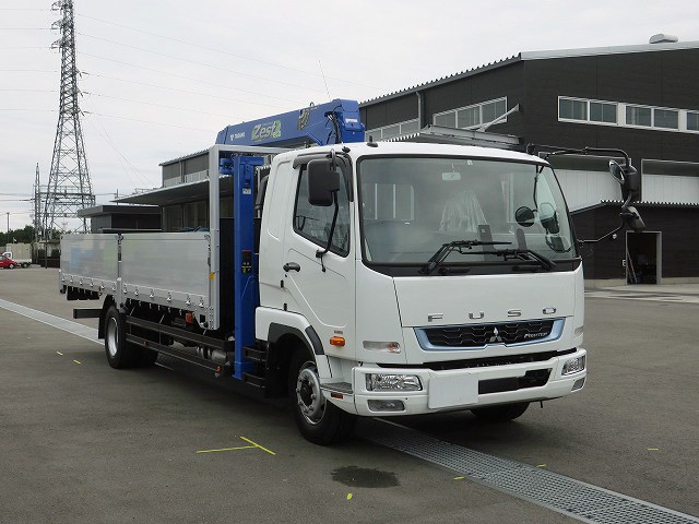 中古トラック 三菱ふそうクレーン付平ボディアルミブロック #2