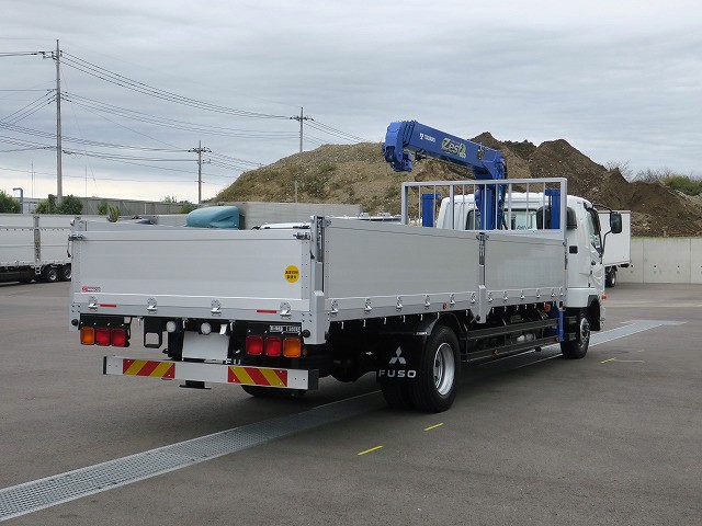 中古トラック 三菱ふそうクレーン付平ボディアルミブロック #3