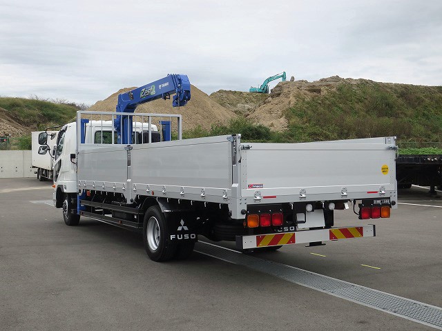 中古トラック 三菱ふそうクレーン付平ボディアルミブロック #4