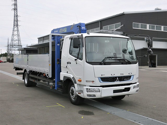 中古トラック 三菱ふそうクレーン付平ボディアルミブロック #2