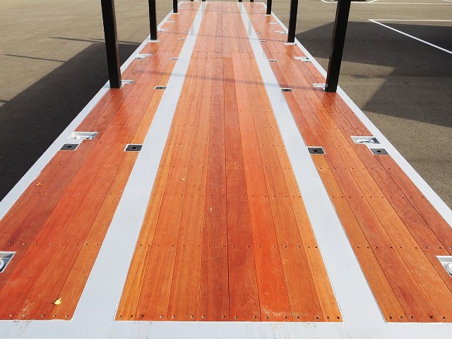 中古トラック 東邦車輛まな板セミトレーラー #6