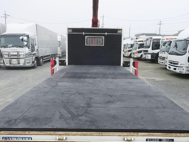 中古トラック 日野クレーン付平ボディ #8