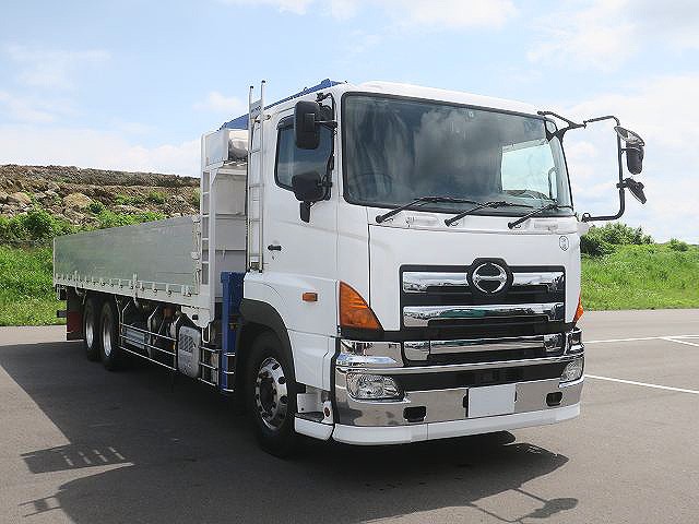 中古トラック 日野クレーン付平ボディ #2