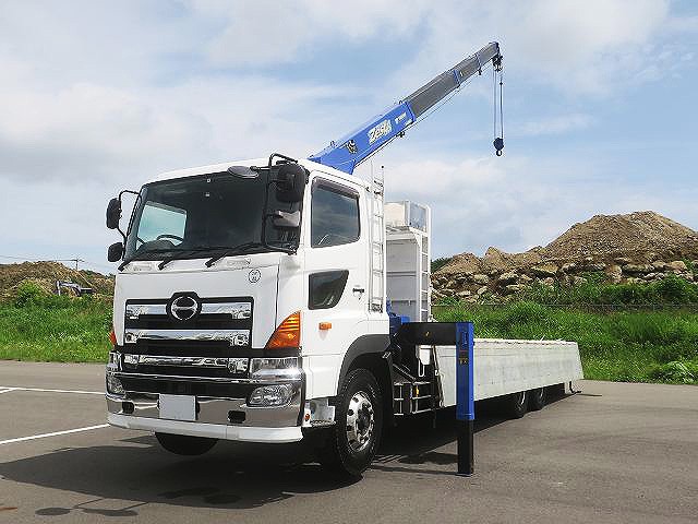 中古トラック 日野クレーン付平ボディ #7
