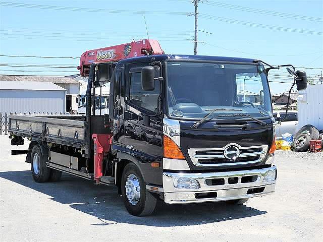 中古トラック 日野クレーン付平ボディ #2