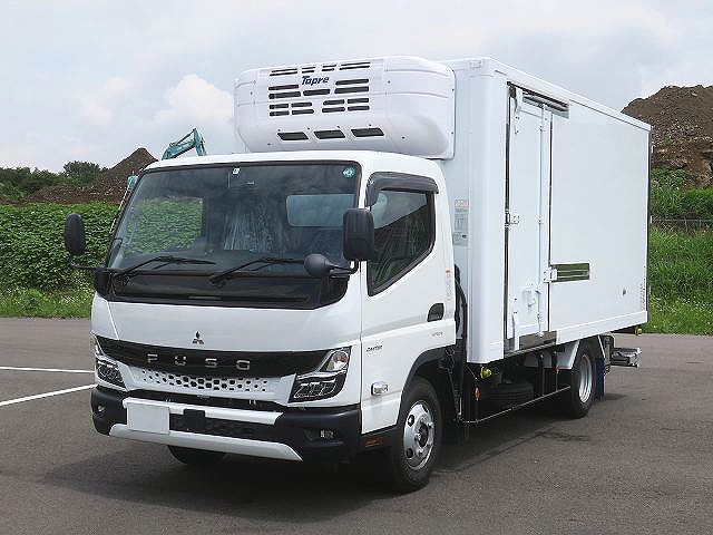 [Lease-Only Vehicle] 2021 Mitsubishi Fuso Canter 2-ton Wide Long Refrigerated Van by Topure (Low Temperature Setting: 75mm Insulation) with Storage PG [Eligible for Medium-Duty Licenses (Excluding 5-ton Limited Vehicles)]