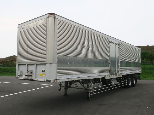  [Vehicle for lease only] 2006 model Nippon Trex 2-axle van semi-trailer, maximum load capacity 19.9t, left side door, 3-stage lashing rail