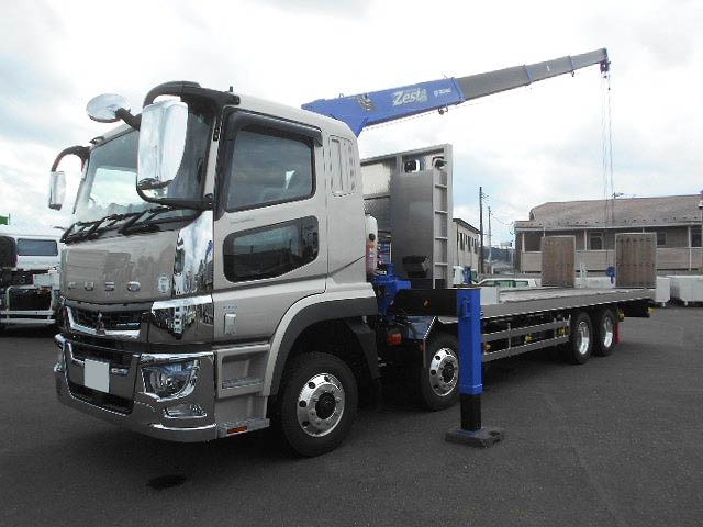 中古トラック 三菱ふそうクレーン付セルフローダー #5