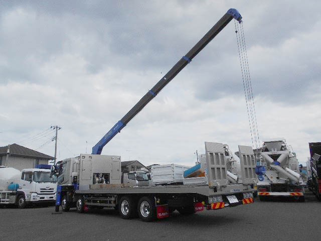 中古トラック 三菱ふそうクレーン付セルフローダー ＃6