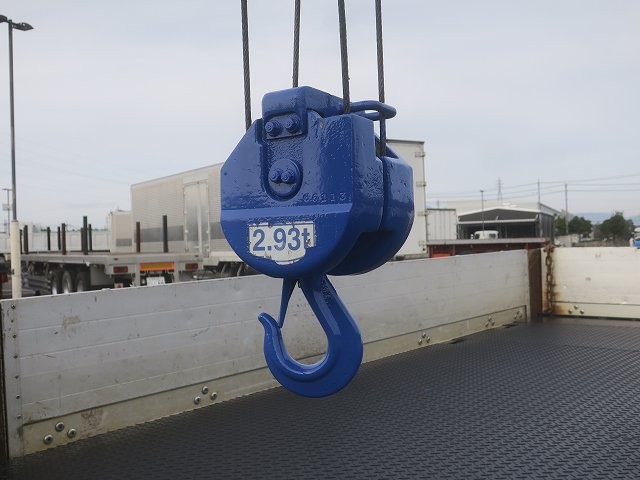 中古トラック 日野クレーン付平ボディアルミブロック #9