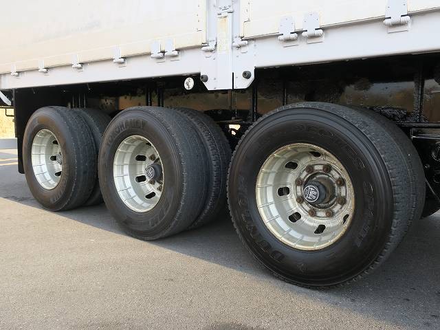 中古トラック 日本フルハーフアルミブロック平トレーラー #19