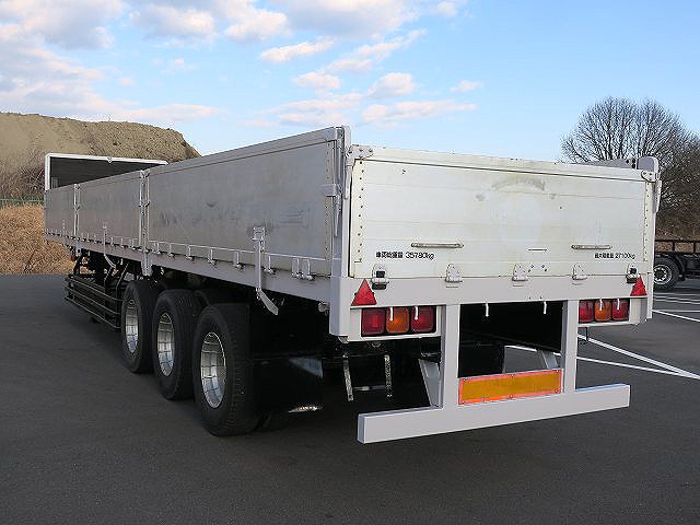 中古トラック 日本フルハーフアルミブロック平トレーラー #4