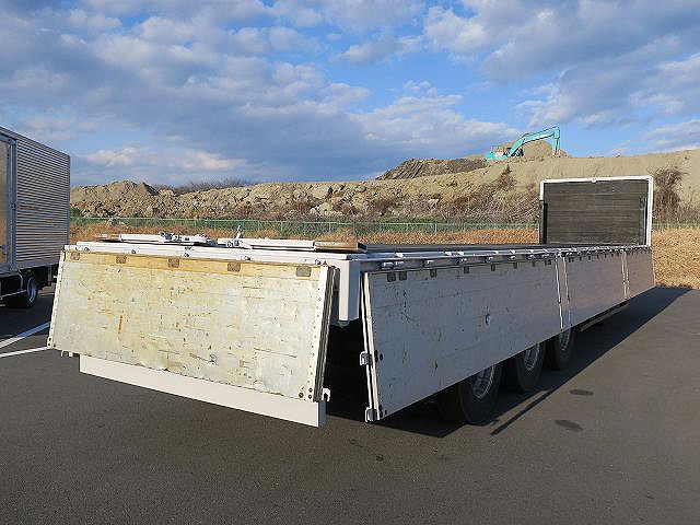 中古トラック 日本フルハーフアルミブロック平トレーラー #8