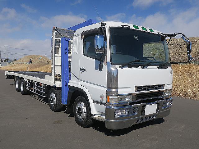 中古トラック 三菱ふそうクレーン付セルフローダー #2