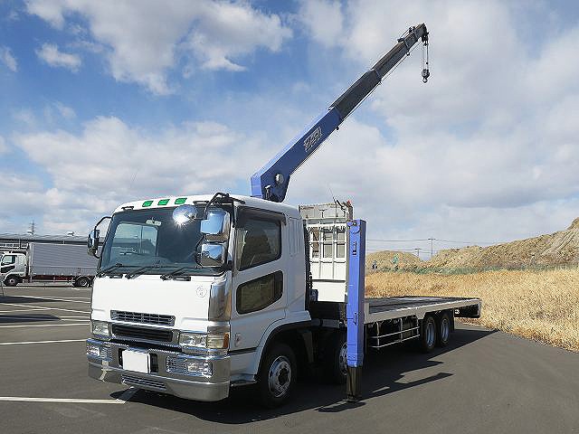 中古トラック 三菱ふそうクレーン付セルフローダー #5