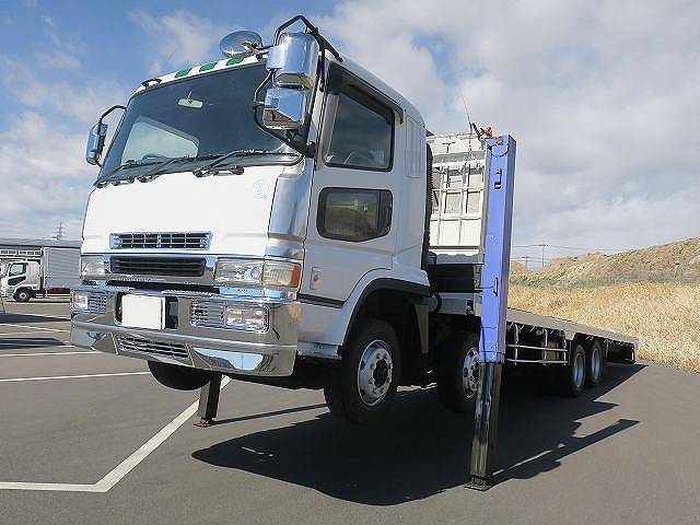中古トラック 三菱ふそうクレーン付セルフローダー #7