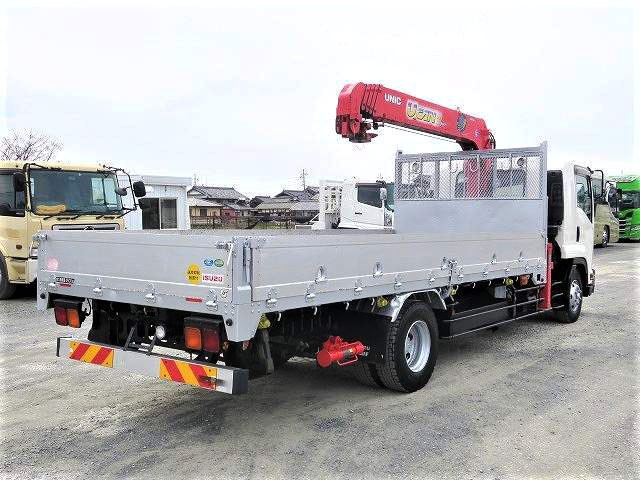 中古トラック いすゞクレーン付平ボディアルミブロック ＃3