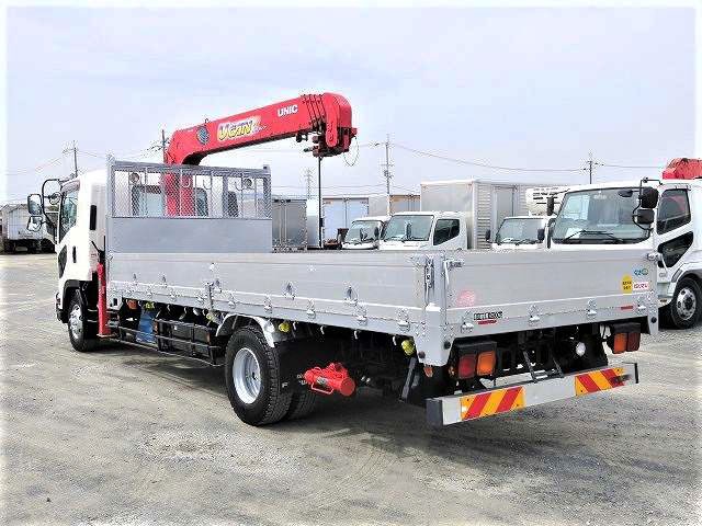 中古トラック いすゞクレーン付平ボディアルミブロック ＃4