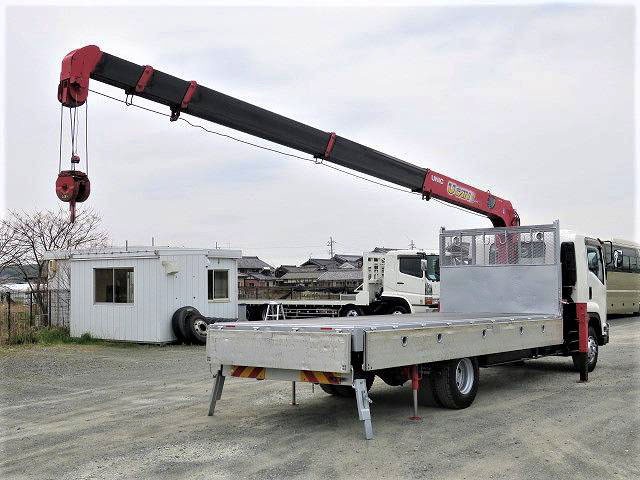 中古トラック いすゞクレーン付平ボディアルミブロック ＃6