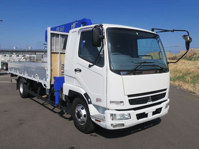 中古トラック 三菱ふそうクレーン付平ボディアルミブロック #2