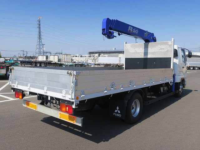 中古トラック 三菱ふそうクレーン付平ボディアルミブロック #3