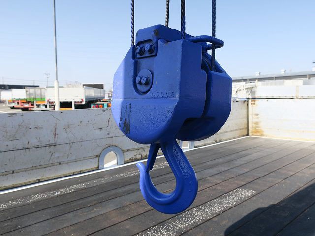 中古トラック 三菱ふそうクレーン付平ボディアルミブロック #9