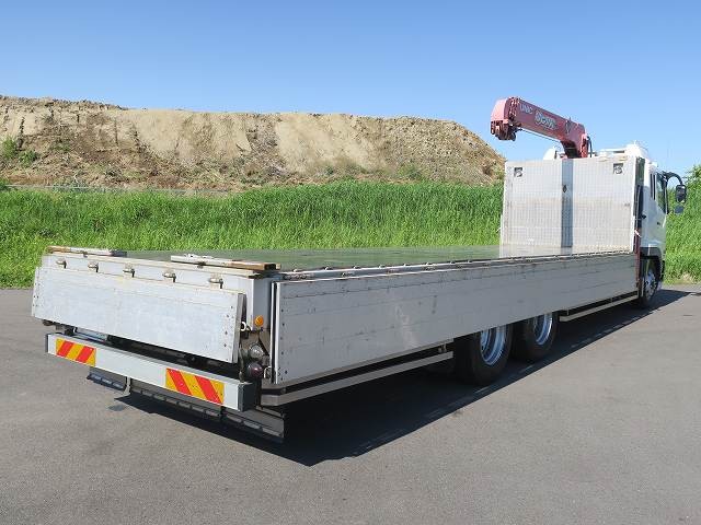 中古トラック 三菱ふそうクレーン付平ボディアルミブロック #4