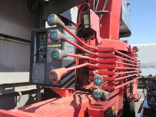 中古トラック 三菱ふそうクレーン付平ボディアルミブロック #10