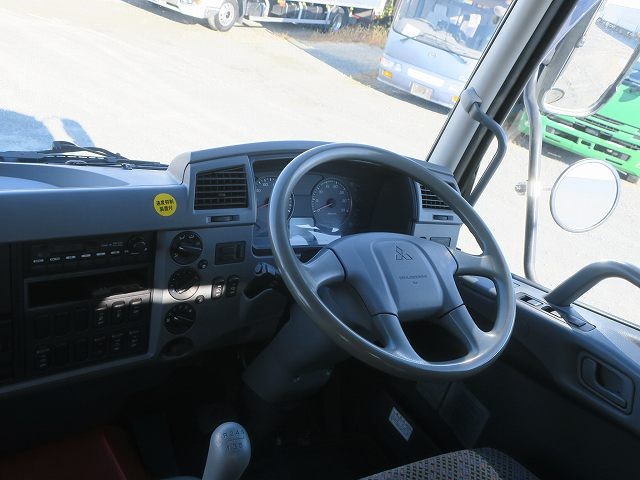 中古トラック 三菱ふそうクレーン付平ボディアルミブロック #15