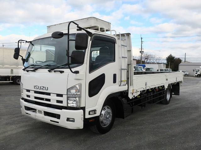 【リース専用車両】平成22年式 いすゞ フォワード 増トン 平ボディ 5方開 6200ワイド 積載7.6t 260馬力