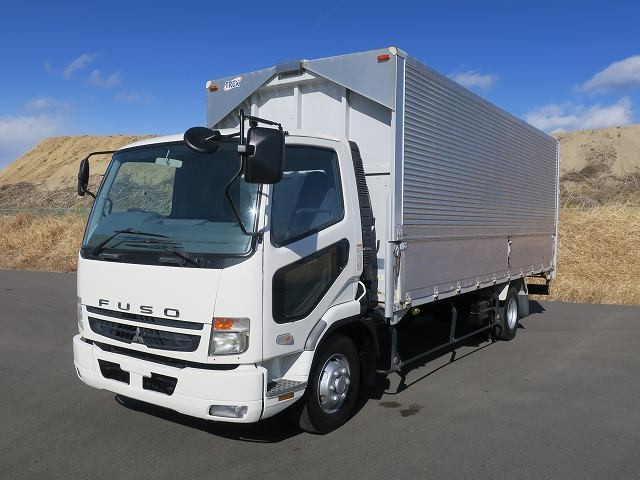 [Vehicles for lease rental only] 2008 Mitsubishi Fuso Fighter Medium-sized Aluminum Wing 6200 Semi-wide Cargo bed width 220 cm