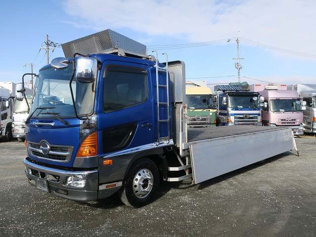 中古トラック 日野平ボディアルミブロック ＃7