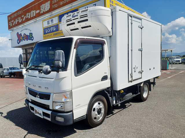 [Lease-Only Vehicle] 2017 Mitsubishi Fuso Canter 2-ton Refrigerated Van, Standard Short, Topre, -30° Degree Adjustment, Fully Low Floor, Left-Side Door, Keystone. [Semi-Medium-Duty (5-ton Only) License Compatible *Old Standard Driver's License OK]
