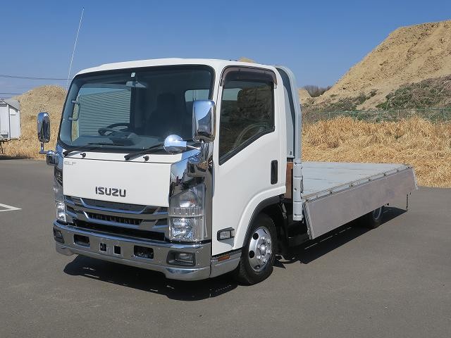 中古トラック いすゞ平ボディアルミブロック ＃7