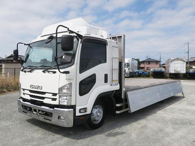 中古トラック いすゞ平ボディアルミブロック ＃7