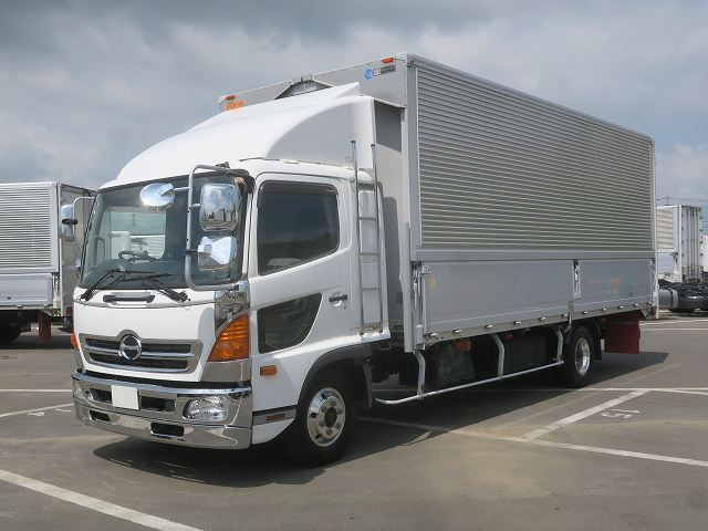 【リース専用車両】平成27年式 日野 レンジャー 中型アルミウィング 6200ワイド アルミホイール