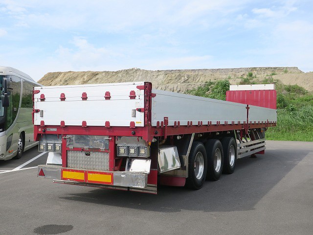中古トラック 東邦車輛アルミブロック平トレーラー ＃3
