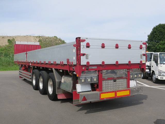 中古トラック 東邦車輛アルミブロック平トレーラー ＃4