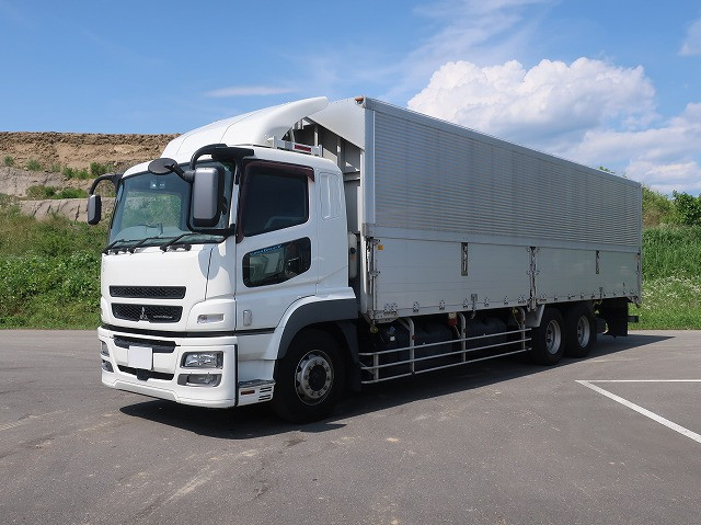 2015 Mitsubishi Fuso Super Great Large aluminum wing High-floor 3-axle