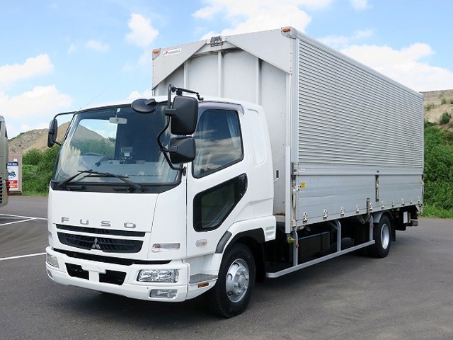 [Vehicle for lease rental only] 2006 Mitsubishi Fuso Fighter, medium-sized, aluminum wing, semi-wide, cargo bed width 221 cm, combination gate, 240 horsepower