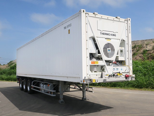中古トラック 日本フルハーフリーファーコンテナトレーラー ＃2
