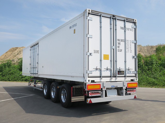 中古トラック 日本フルハーフリーファーコンテナトレーラー ＃4