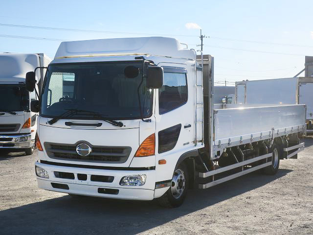 中古トラック 日野 レンジャー 中型平ボディアルミブロック