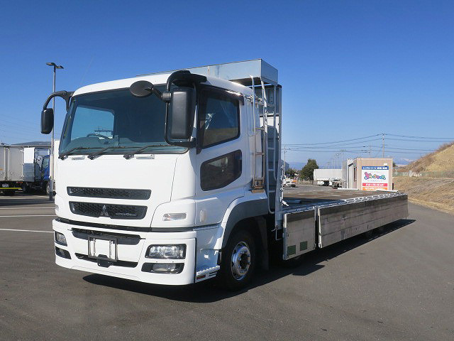 中古トラック 三菱ふそう平ボディアルミブロック ＃7